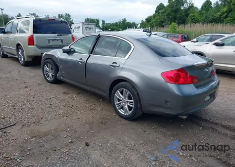 2013 Infiniti G37X z USA, uszkodzony, nr VIN JN1CV6AR2DM766344